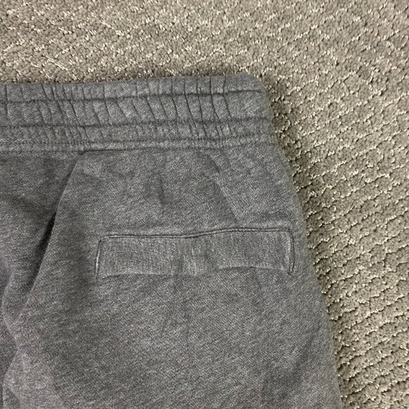 Nike Sweatpants Men's Medium Gray Sportswear Club Fleece Straight Leg Open Hem - Picture 6 of 14